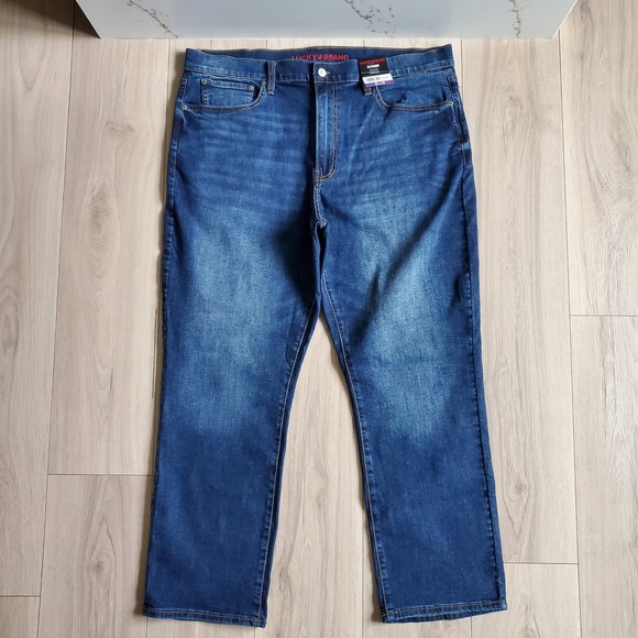 Lucky Brand Other - Lucky Brand Jeans Mens 40x30 Blue 223 Straight Leg Stretch Denim Pants Dark Wash